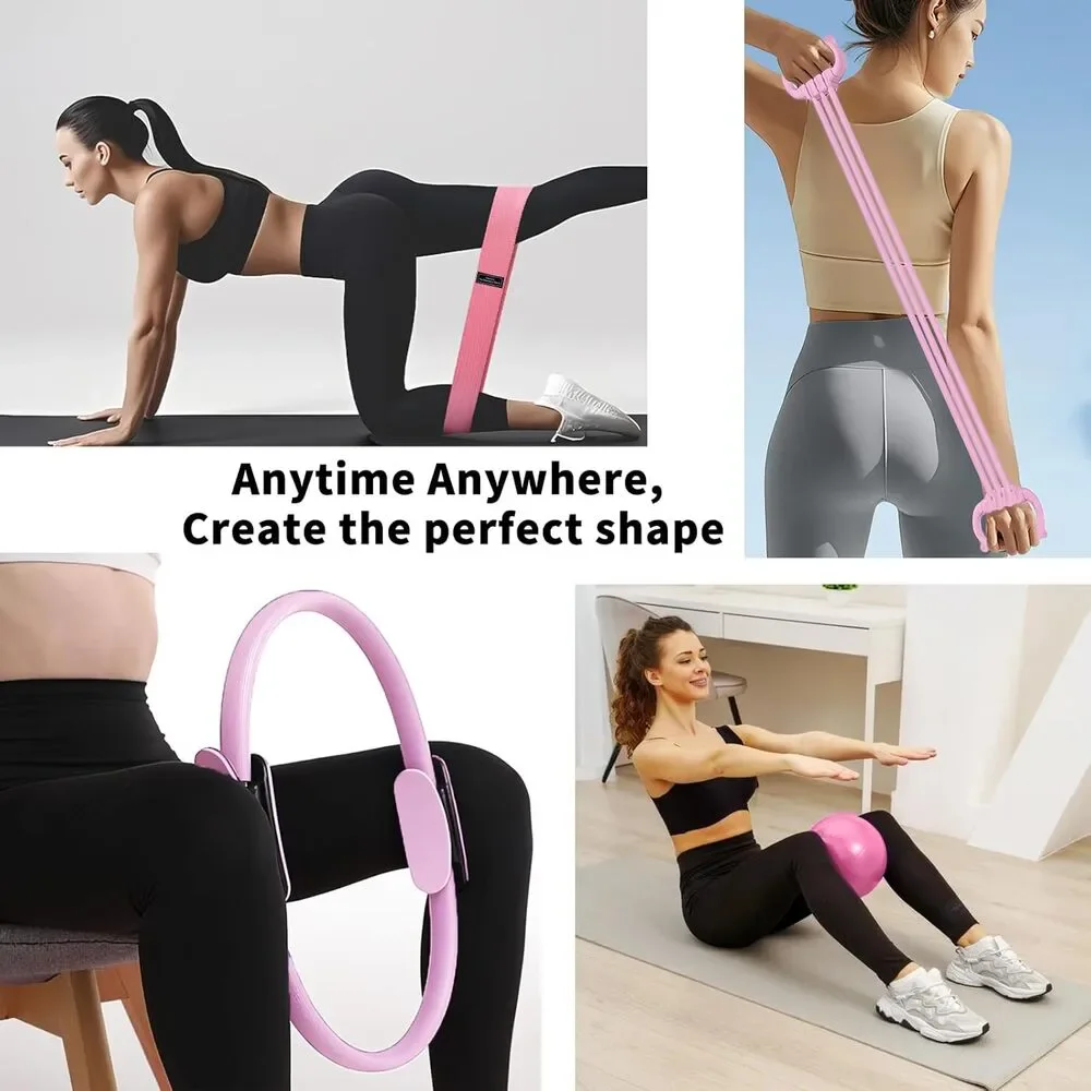New Pilates Ring Set or Yoga Starter Kit - Picture 4 of 8